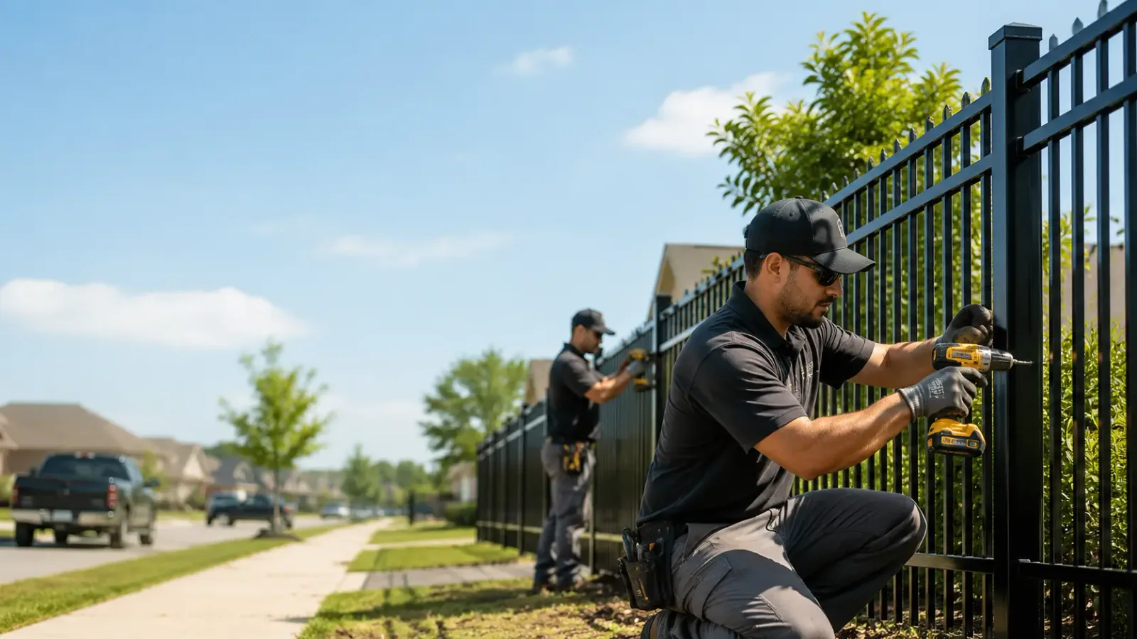 Metal Fence Installation in Fishers, NY